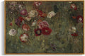 Framed Canvas Wall Art, Meadow with Flowers Painting, Landscape for Living Room, Bedroom, Home, Bathroom Decor, 8x10