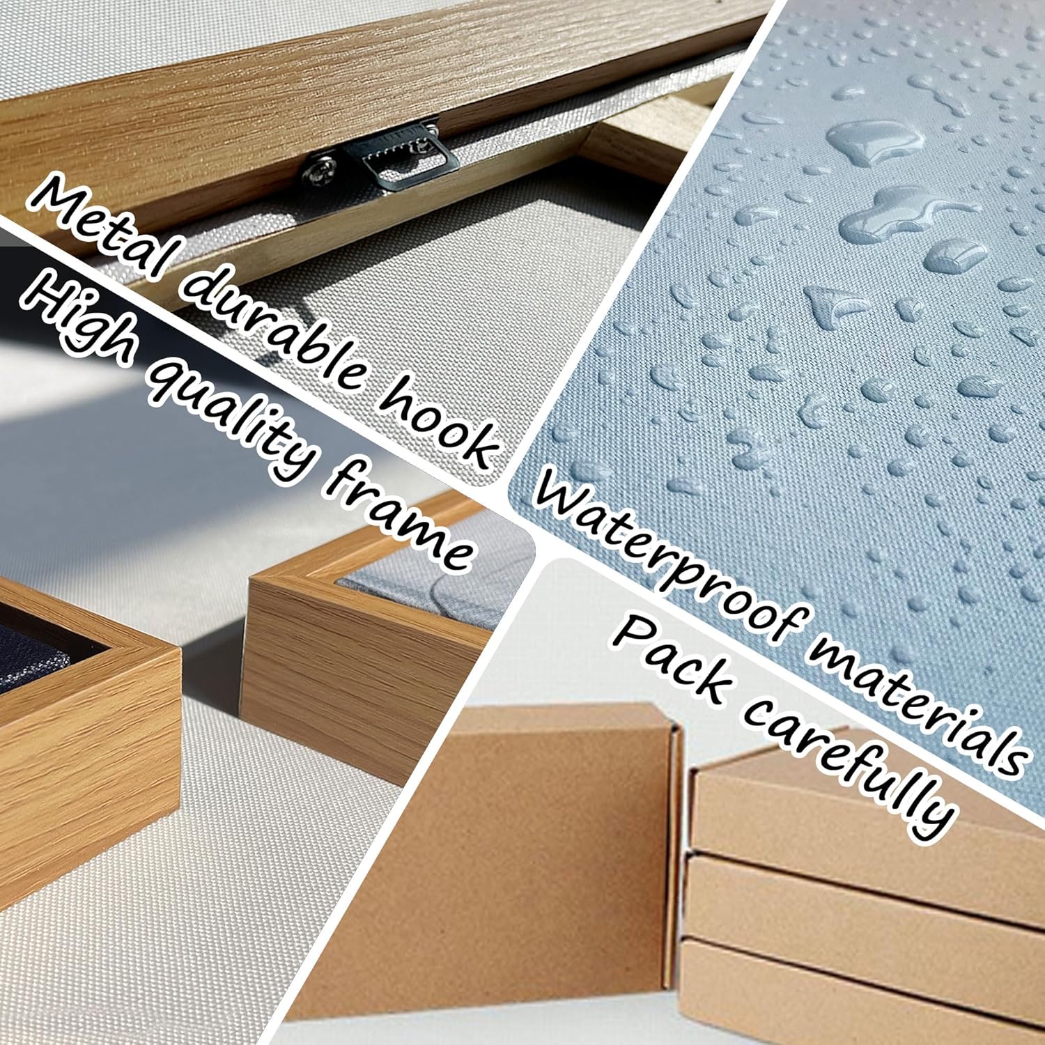 Framed Wall Art for Living Room Decor - Farmhouse Boho Beach Coastal Vintage Floral Ocean Wall Picture Flowers Sea Canvas Print Seascape Artwork for Home Living Room Bedroom Office 24x48